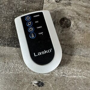OEM Lasko Tower Fan Remote Control 4-Button Silver Black